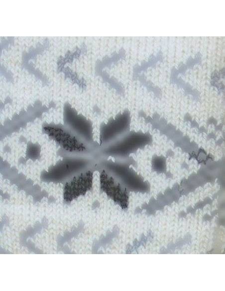 Moufles en laine jacquard nordique 