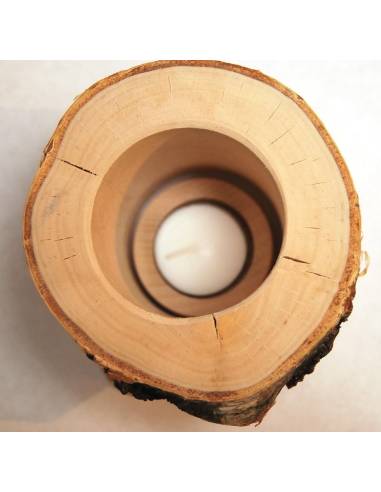 Décoration coeur et carte postale bois de bouleau LOVI