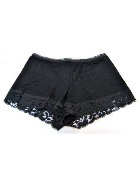 boxer shorty femme laine et soie chaud