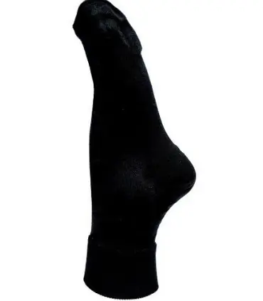 chaussettes femme non comprimantes bambou  noir
