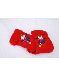 kKds socks red fancy cocoon warm and soft - original gift