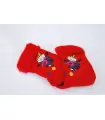 Calcetines rojo de lujo de la historieta  niños