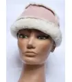 Sombrero en Moca lanudo cordero, rosa, azul o beige - mujer y niño