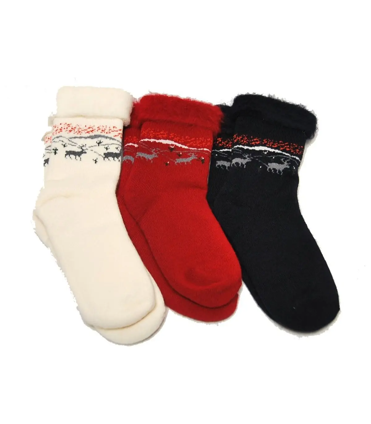 Jusqu'à 75% 1, 2 ou 3 paires de chaussettes en laine polaire thermique
