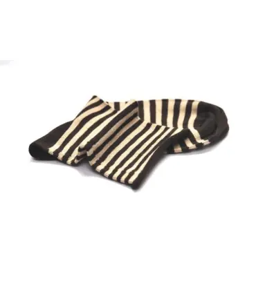 Women untightened bamboo stripe socks