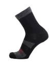 Chaussettes rando outlast et laine gris et noir bouclette
