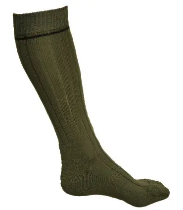75% wool khaki winter high men's socks