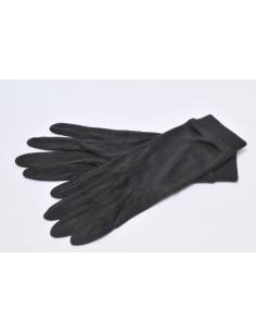 Hood wool and hot fine black silk
