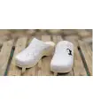 My white Landes clogs