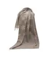 Plaids pure laine scandinave FLOCONS 140x240 cm