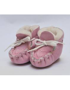 Baby slippers in guenuine lambskin 2