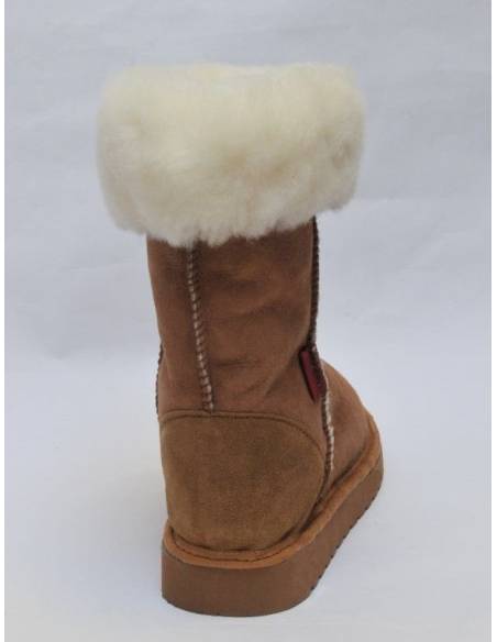 Women's boots in guenuine lambskin