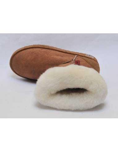 Mujer botas de piel de cordero genuino