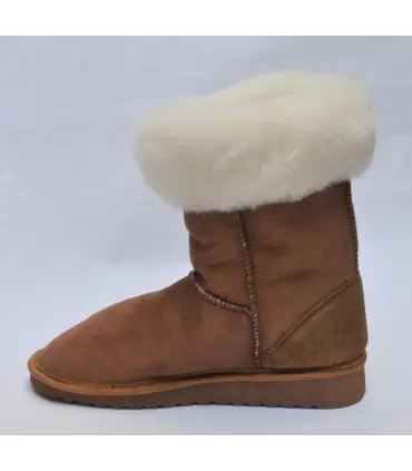 Women's boots in guenuine lambskin