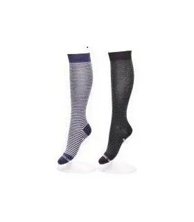 Chaussettes pur coton non comprimantes pieds sensibles et diabétiques