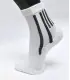 técnico deportivo en calcetines de algodón blanco o negro