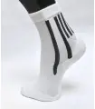 Calcetines de algodón técnico negro y blanco