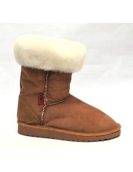 Women's boots in guenuine lambskin