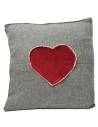 Coussin nordique 100% laine coeur 3