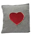 Cushion 100% Nordic wool heart 3