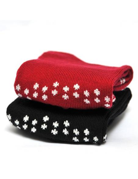 Chaussettes femme laine mérinos 90% fines non comprimantes  jacquard 