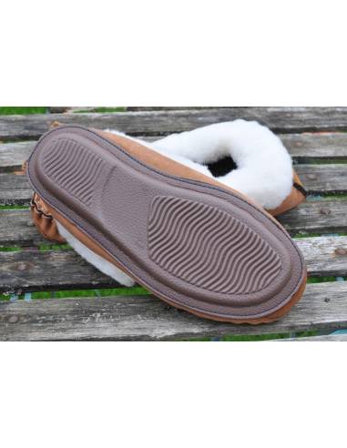 Hombre  zapatos mocasines de piel de cordero genuino