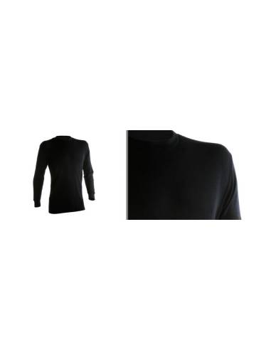 Maillot top hommes manches longues en laine mérinos randonnées