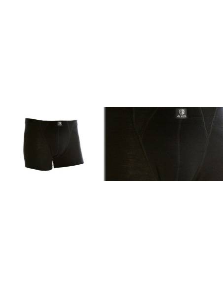 Boxer homme en pure laine mérinos noir