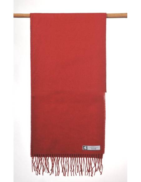 Bufandas de lana de alpaca bebé rojo