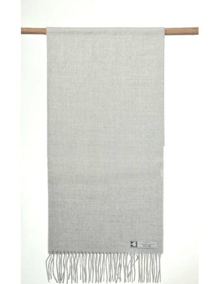 Baby alpaca wool light grey scarves
