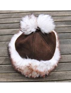  Woman toque guenuine lambskin black 2