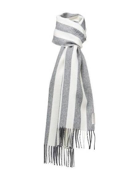Echarpes laine baby ALPAGA gris écru 071
