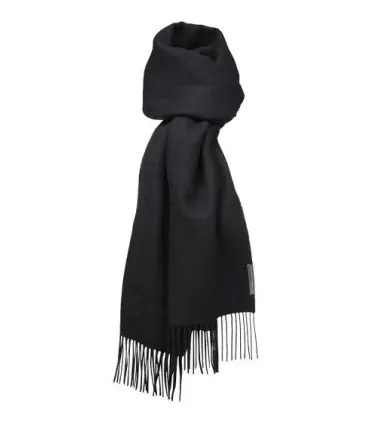 Baby alpaca wool scarves black