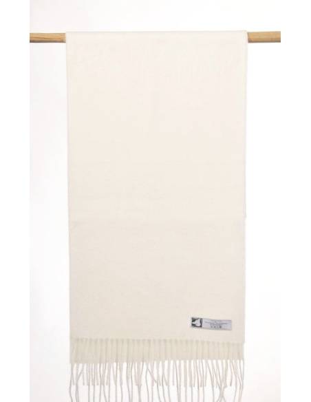 Echarpes luxueuses en baby ALPAGA ecru