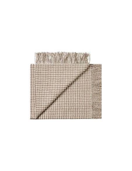 Etoles luxueuses en baby ALPAGA pied de poule beige