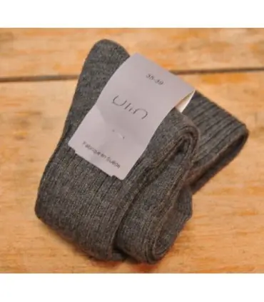 women's socks wool 90% knee high grey