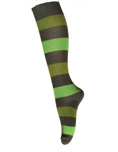 striped knee-highs violet purple womens socks cotton 2