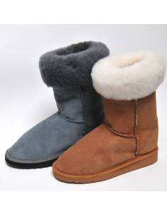 Women's boots in guenuine lambskin