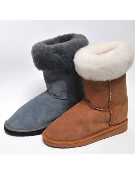 Women's boots in guenuine lambskin