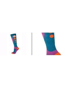 Skiing knee high wool socks 2