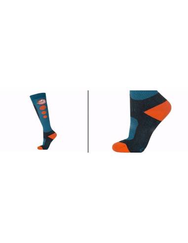 Skiing knee high wool socks