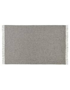 Plaids gris et écru en pure laine scandinave  2