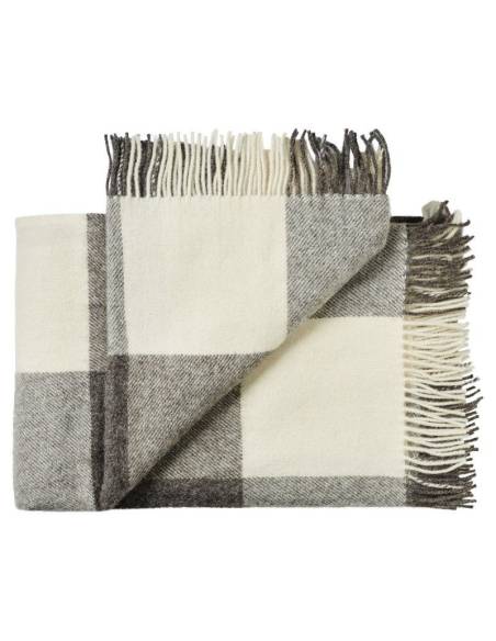 Plaid en pure laine vierge scandinave