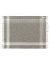 Plaids gris et écru en pure laine scandinave 