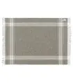 Plaid gris en pure laine vierge scandinave