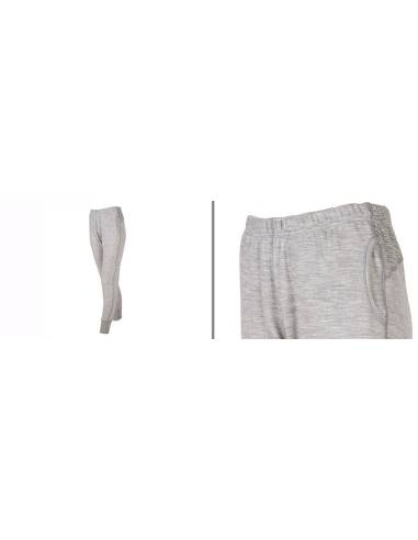 pantalones de chándal de pura lana merino para mujer