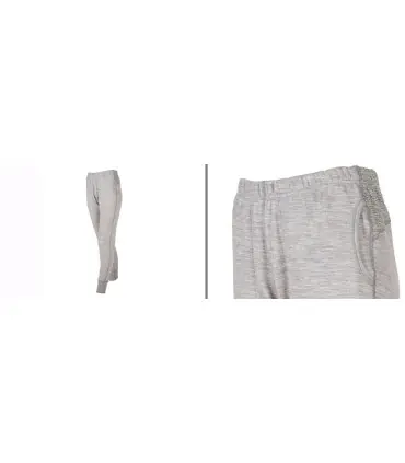 Women's pure merinowool tracksuit pants grey