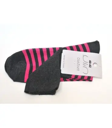 Cotton striped socks non comprimantes range