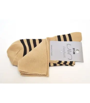 Cotton striped socks non comprimantes range