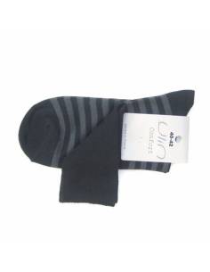 Chaussettes rayées coton non comprimantes éventail 2